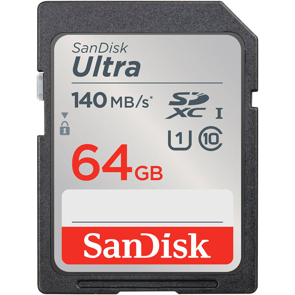 SanDisk Ultra SDXC Karta pamici 64 GB Class 10 UHSI 140 MBs