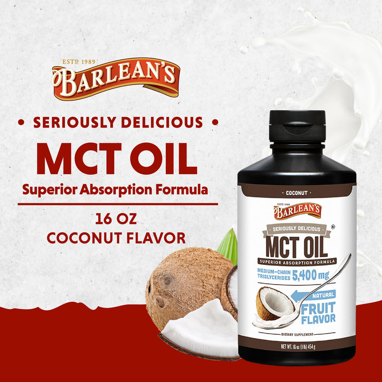 Barlean'S - Swirl Mct Coconut 16 Fl. Oz. 136713