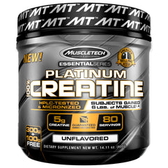 MT Essential Series Platinum 100% Creatine Unflavored 400g (14.11oz) US