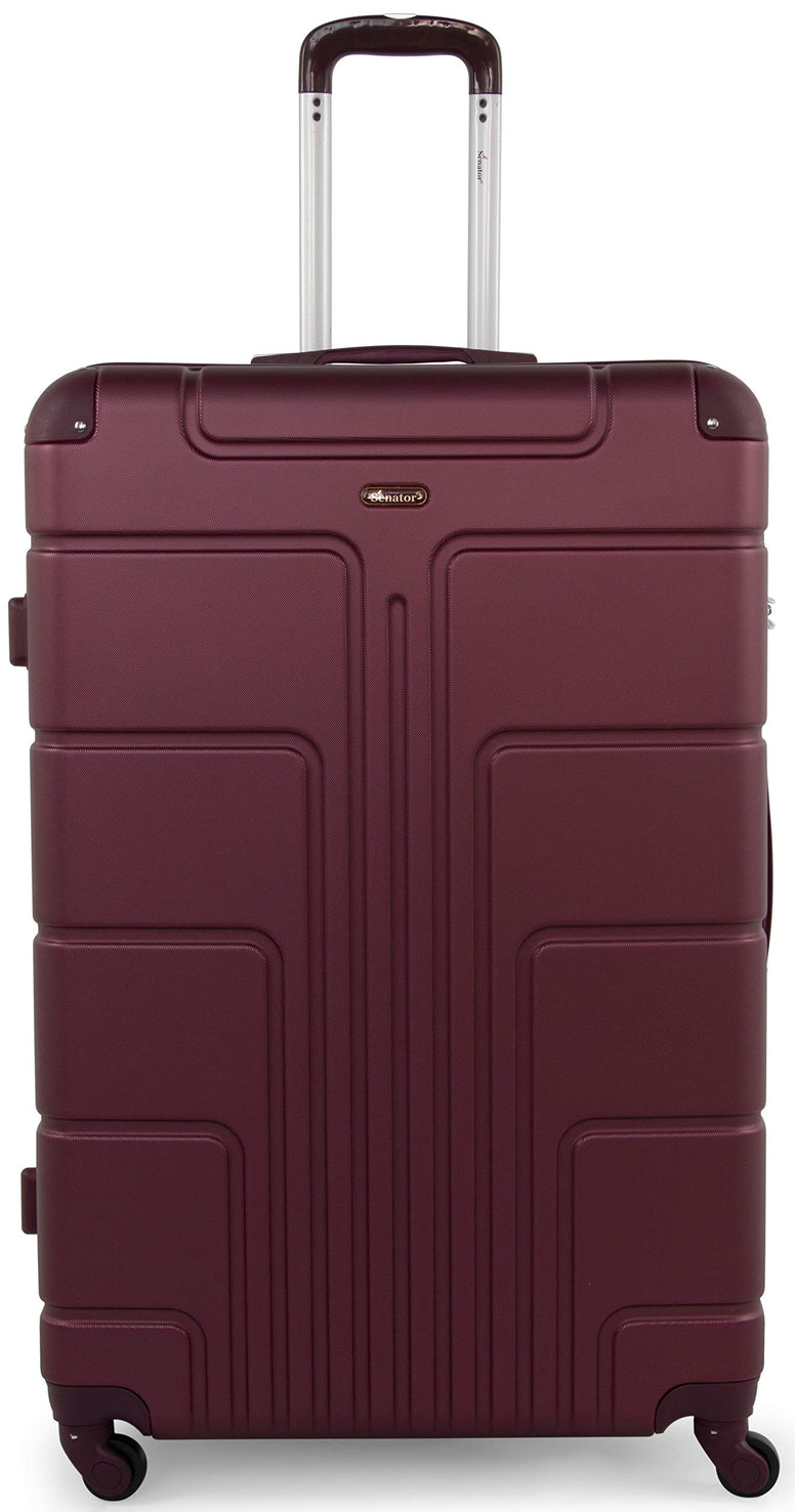 Senator Hardside Luggage on Wheels for Unisex A1012 | Ultra Lightweight ABS on with Spinner Wheels 4