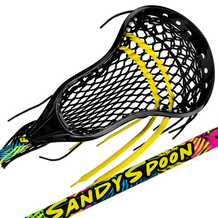 Franklin Sports Boys + Mens Lacrosse Sticks - Attack + Midfield Lax Stick - Lightweight Kids + Adults Aluminum Lacrosse Stick - Ambush