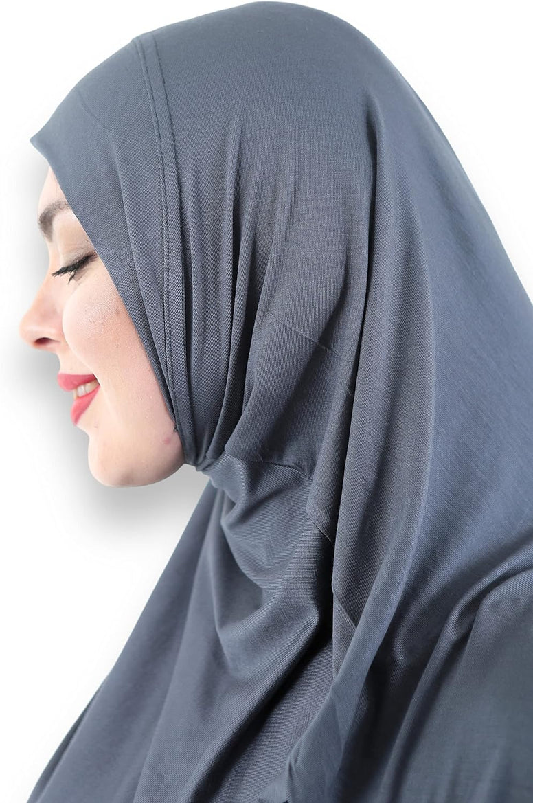 Avanos Easy Wear Soft Hijab for Women, Instant Hijab Long Scarf, Jersey Turbans Prayer Muslim Abayas Dress Clothes Jilbab