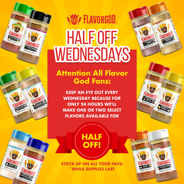 Habanero Seasoning Mix by Flavor God - Premium All Natural & Healthy Spice Blend for Burritos, Tacos, Seafood & Chicken - Kosher, Low Sodium, Dairy-Free, Vegan & Keto Friendly