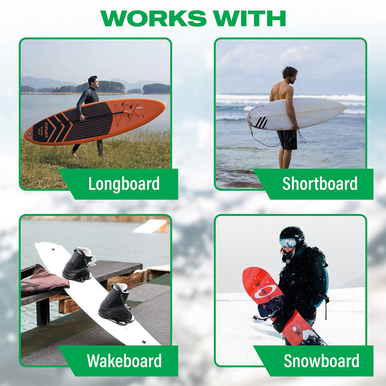 COR Surf Surfboard Wall Rack for Longboards and Shortboards | Beautiful Wood Wall Display Mount Works Indoor and Outdoor