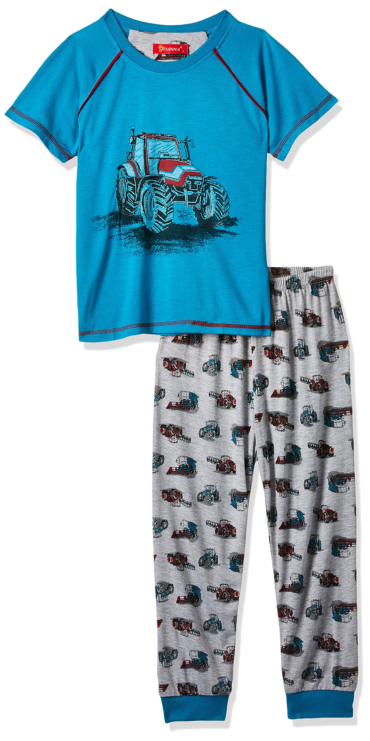 JOANNA Boys Printed Tractor Pajama Set 1Y