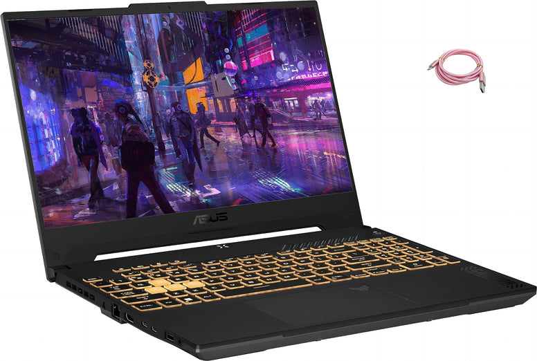 ASUS TUF F15 (2023) Gaming Laptop, 15.6” FHD 144Hz Display, Intel Core i7-12700H, GeForce RTX 4070 8GB GDDR6, 16GB DDR4, 1TB NVMe SSD, Wi-Fi 6, Windows 11, Mecha Gray