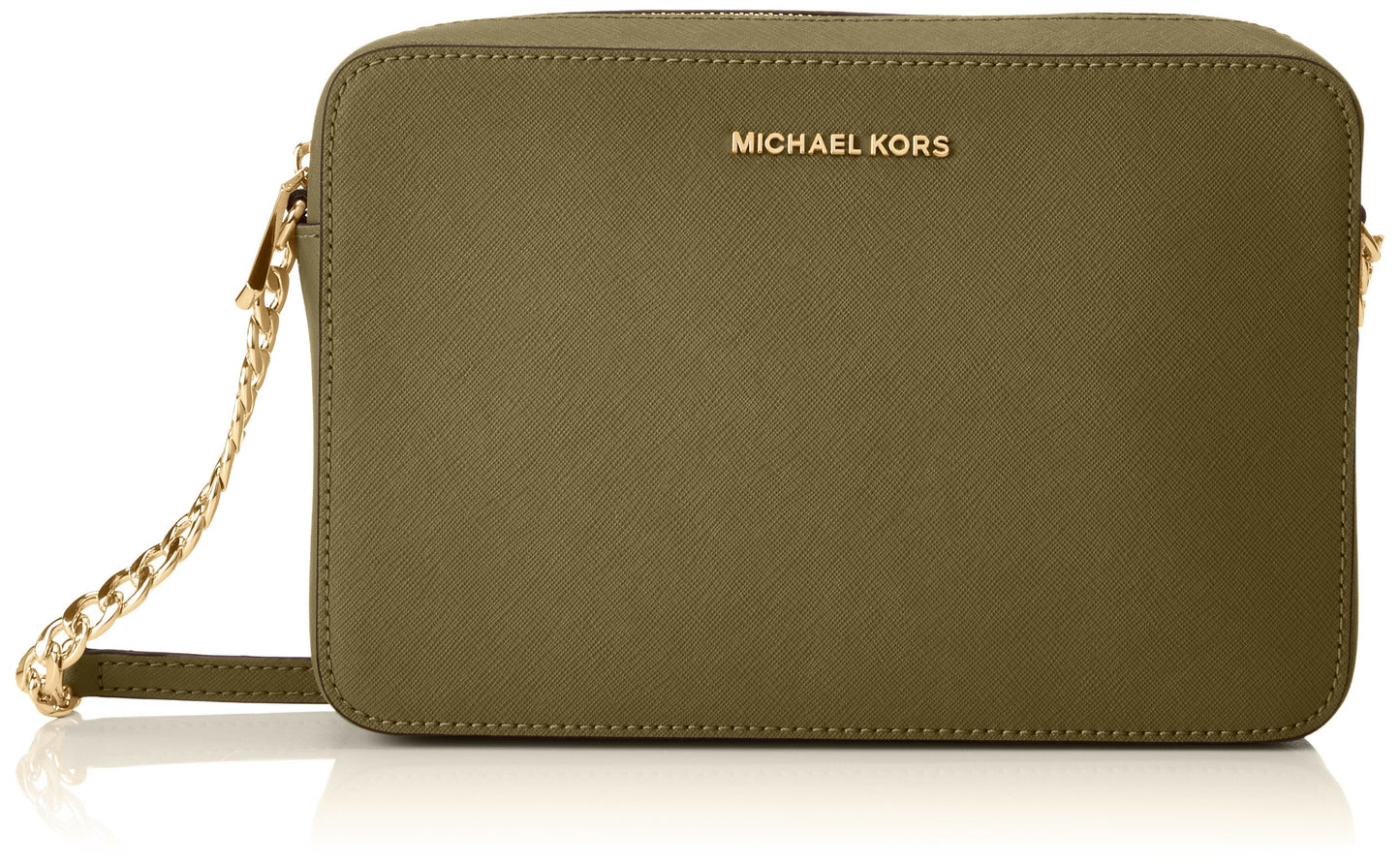 Michael Kors Jet Set Item Large East West Saffiano Leather Cross-body