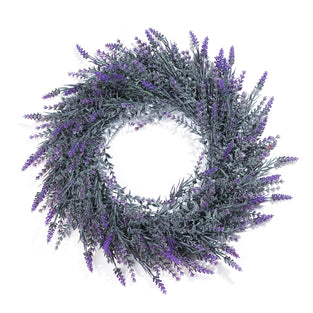 DDHS Lavender Wreath for Front Door, 18