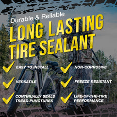 Flat Out Off Road Tire Sealant, Sportsman Formula, Prevents Flat Tires, Fix a Flat Tire, Seals Leaks, Contains Kevlar, 32 Ounce Bag, 1-Pack