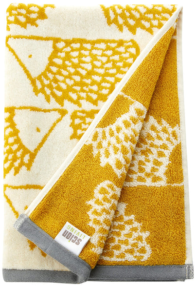 Scion SPIKE MUSTARD, GUEST TOWEL, Cotton, 40 x 70 x 0.2 cm