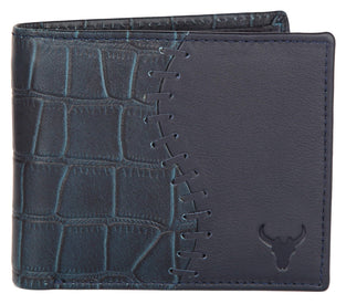 NAPA HIDE India Leather Men's Wallet (Blue)