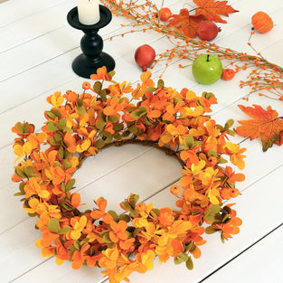 DIYFLORU Autumn Wreath for Door 20 inch Welcome Fall Wreath for Front Door Rustic Fall Door Wreath with Sign