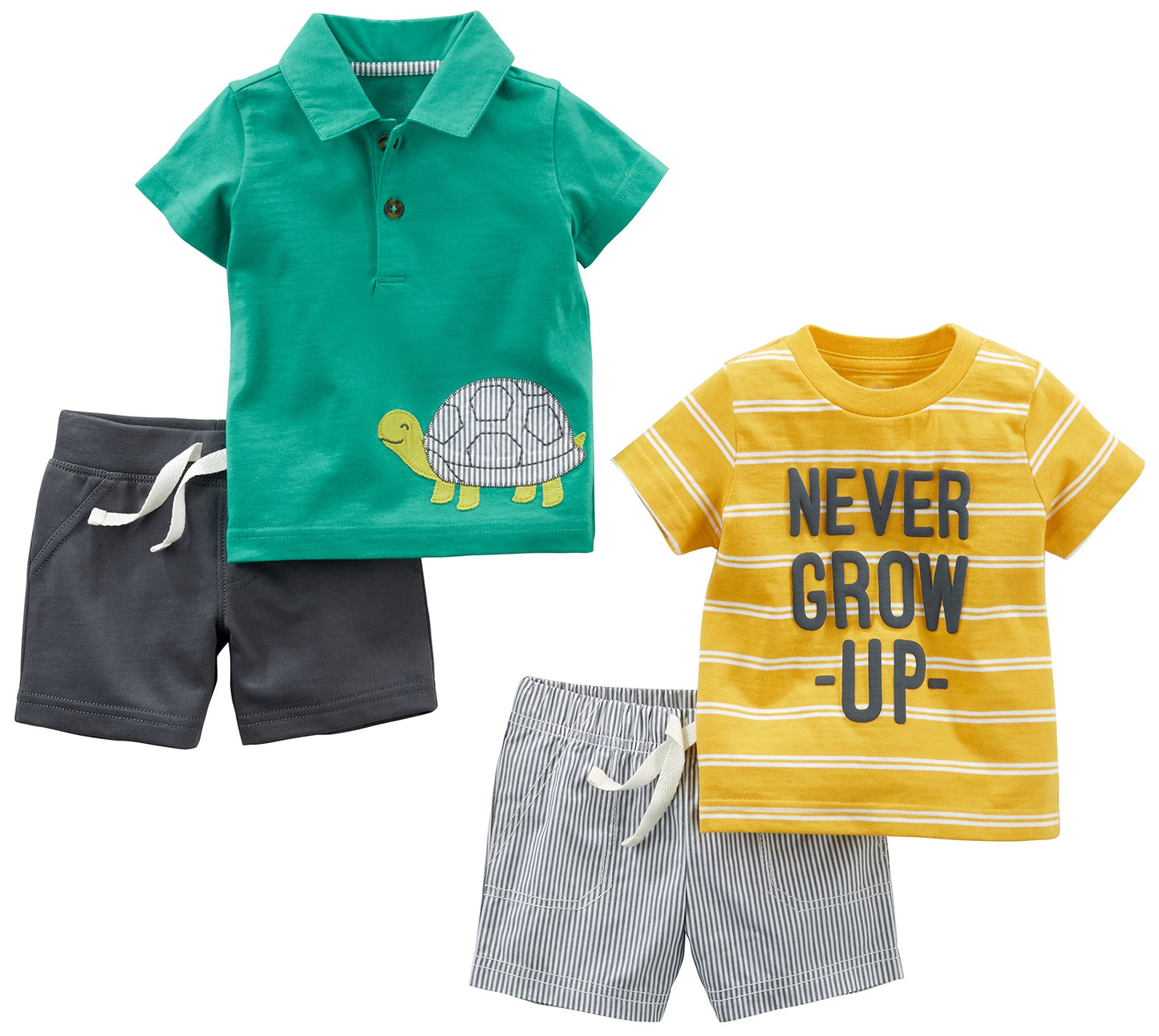 Simple Joys by Carter's Baby Boys' 4-Piece Playwear Set 0-3M