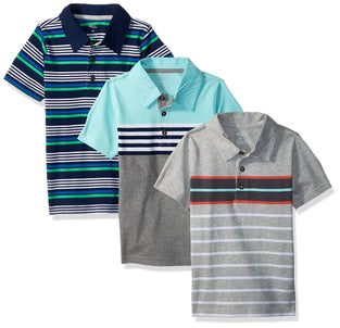 Simple Joys by Carter's Toddler Boys' 3-Pack Short Sleeve Polo 4Y