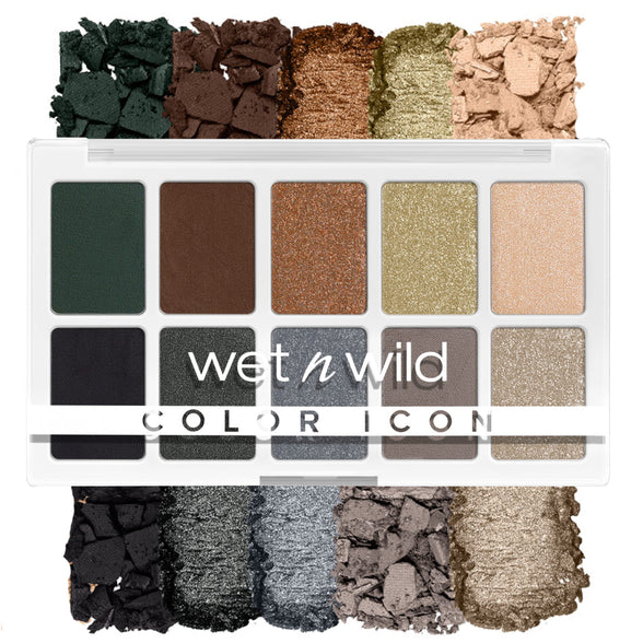 Wet n Wild Color Icon 10-Pan Makeup Palette Lights Off 0.42 Ounce 0.42 Ounce (Pack of 1)