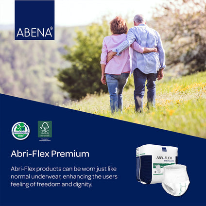 Abena Abri-Flex Premium Protective Underwear, Level 3, (Medium To Extra Large Sizes) Large, 14 Count