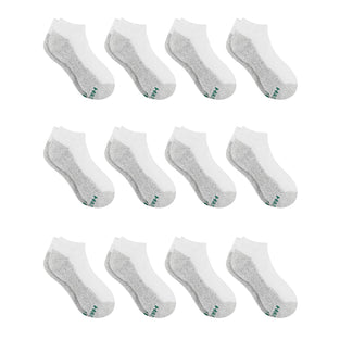 Hanes boys 12-pack No Show Socks Extra Durable No Show Socks Multipack (pack of 12)