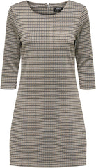 Only Women's ONLBRILLIANT 3/4 CHECK DRESS NOOS Dress