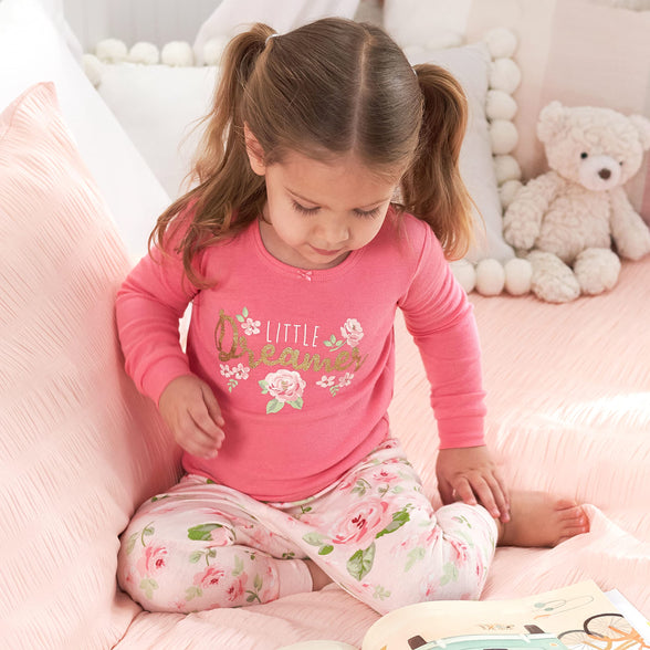Gerber baby-girls 4-Piece Pajama Set Pajama Set 18 Months