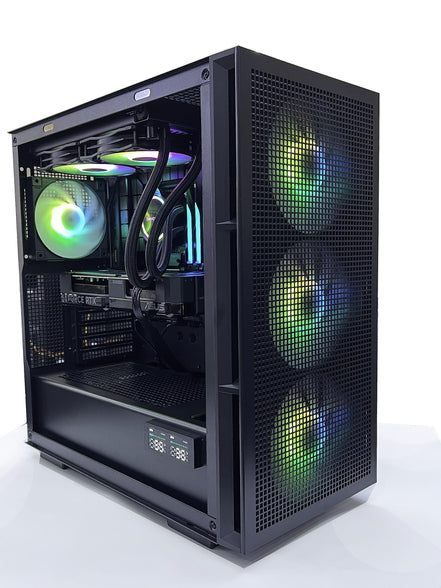 Gaming PC NANOTECH, Intel i7-11700KF, 32GB RAM, Nvidia RTX 4070, 1TB NVME M.2 SSD, 1 TB HDD, 750W PSU, Windows 10 pro, RGB Gaming Computer PC (i7-11700KF,RTX 4070)