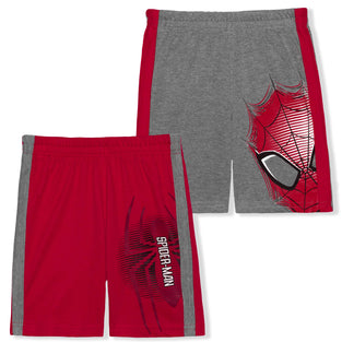 Spiderman Marvel 2 Pack Shorts Set for Boys, Toddler and Kids Play Short Pants