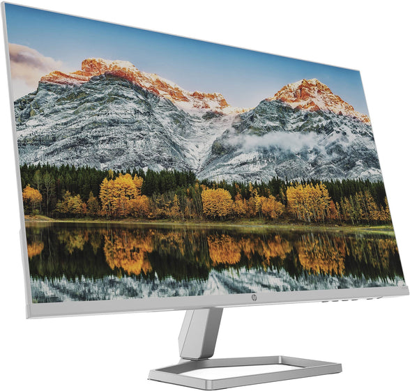 HP M27fw Full HD 27" IPS LCD Monitor with AMD FreeSync 2021 Model - Silver White