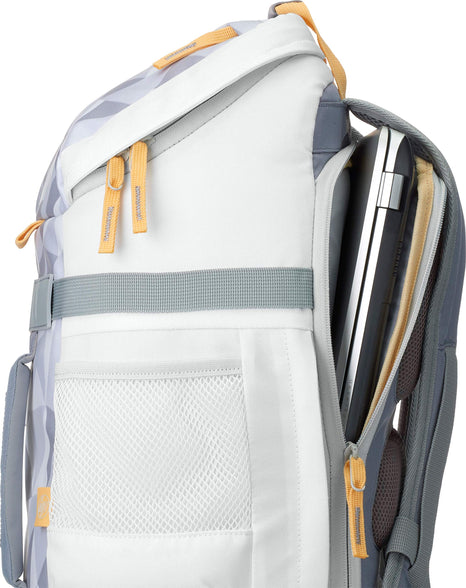 HP 15.6 Odyssey Backpack, White 5WK92AA, Facet White