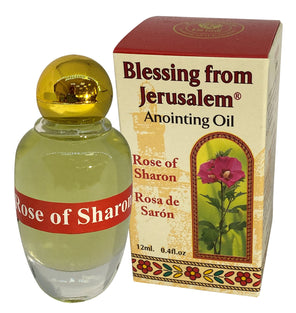 Rose of Sharon Jerusalem Anointing Oil 0.34 fl.oz from the Land of the Bible