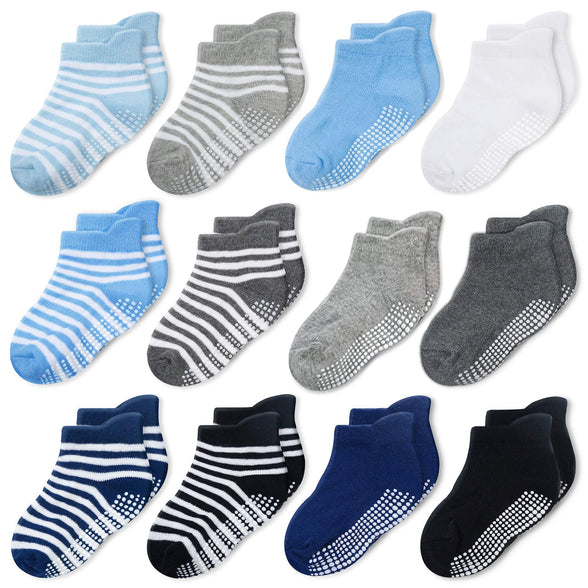 Anti Slip Non Skid Ankle Socks With Grips