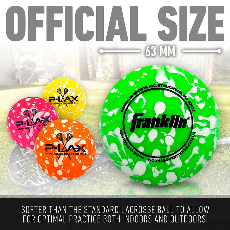 Franklin Sports Lacrosse Balls - Practice Lax Balls - 2 Pack - Massage Balls - All Ages Lacrosse