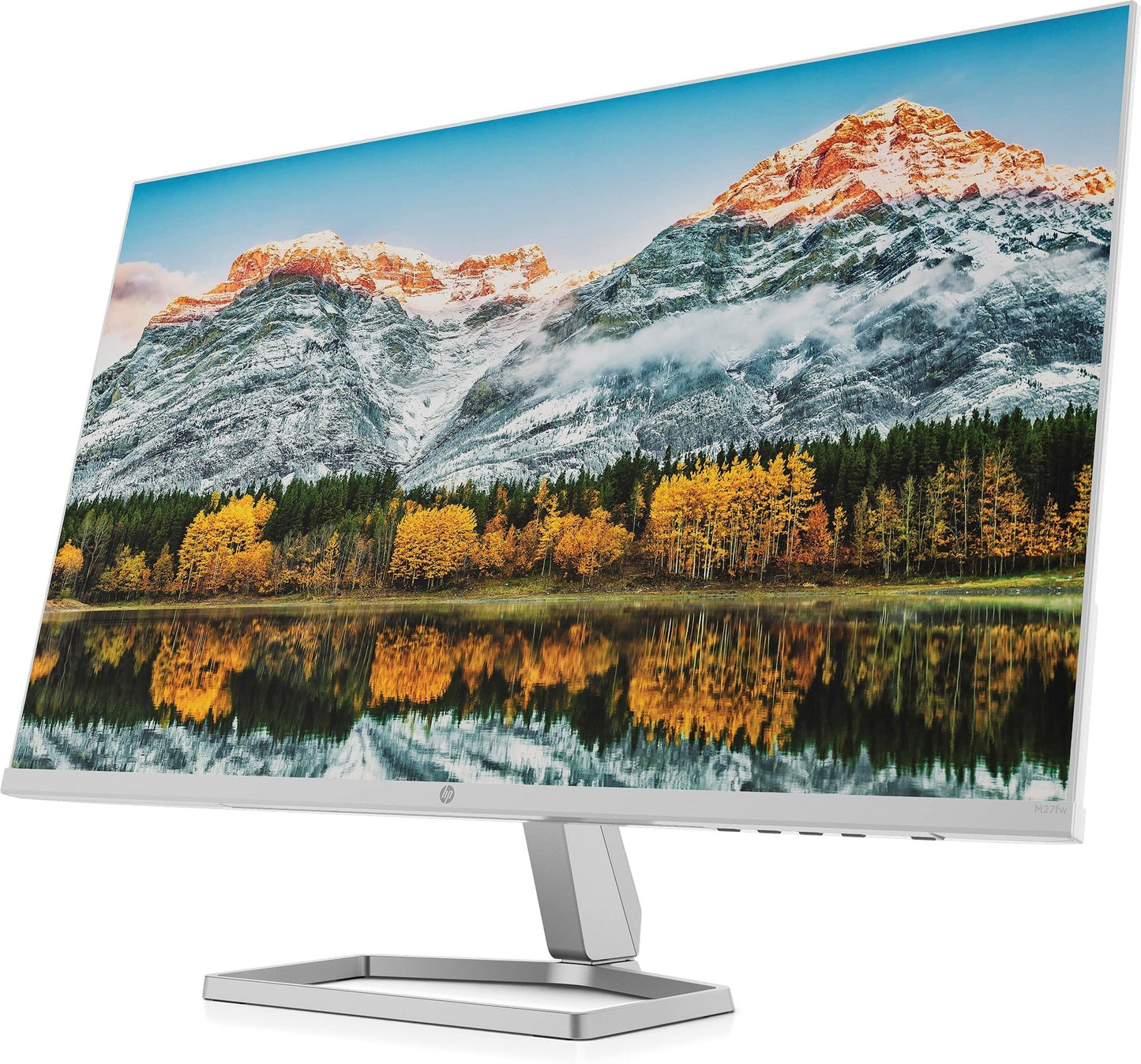 HP M27fw Full HD 27" IPS LCD Monitor with AMD FreeSync 2021 Model - Silver White