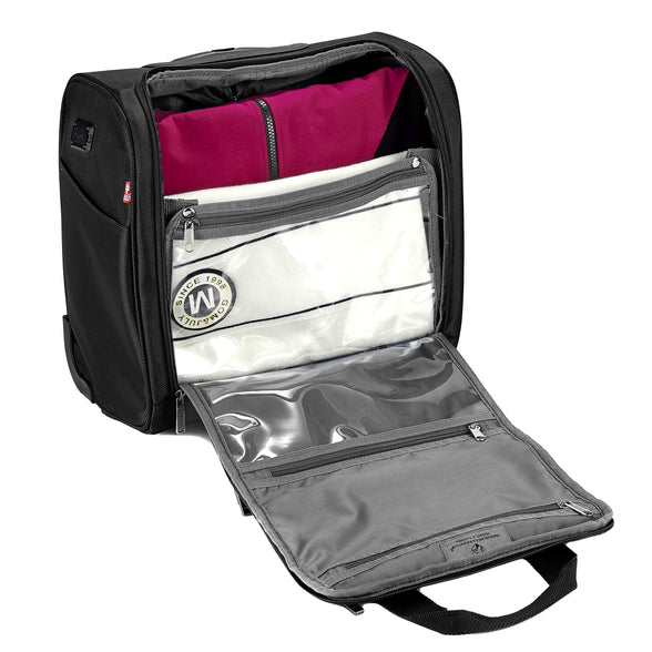 TPRC 15" Smart Under Seat Carry-On Luggage with USB Charging Port