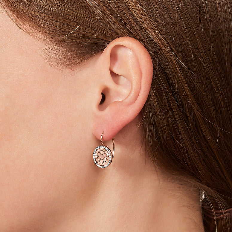 Fossil Women's Disc Drop Earrings