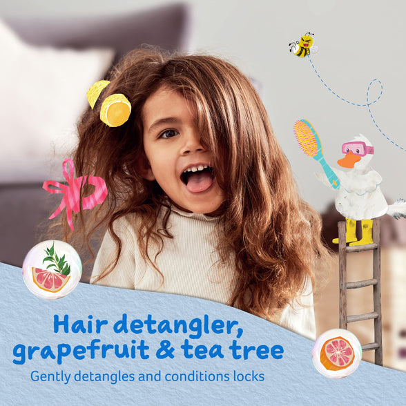 Childs Farm | Kids Hair Detangler 125ml | Grapefruit & Organic Tea Tree | Detangles & Smooths | Suitable for Dry, Sensitive & Eczema-prone Skin