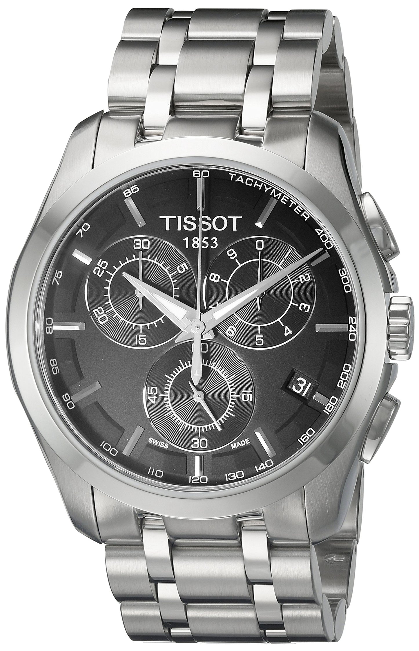 Tissot Watch For Men, Stainless Steel Band, Quartz, T035.617.11.051.00