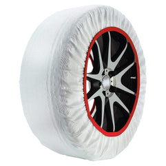 Husky HUSTX04 Snow Chains, White, XL