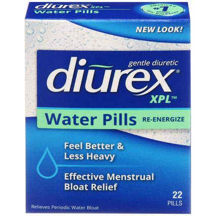 Diurex Water Pills, 22 Count Pack of 6)