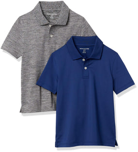 Boys Active Performance Polo Shirts