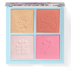 Wet n Wild Peanut Collection Highlighter Makeup & Blush Palette The Gift of Giving Face Quad (1115361)