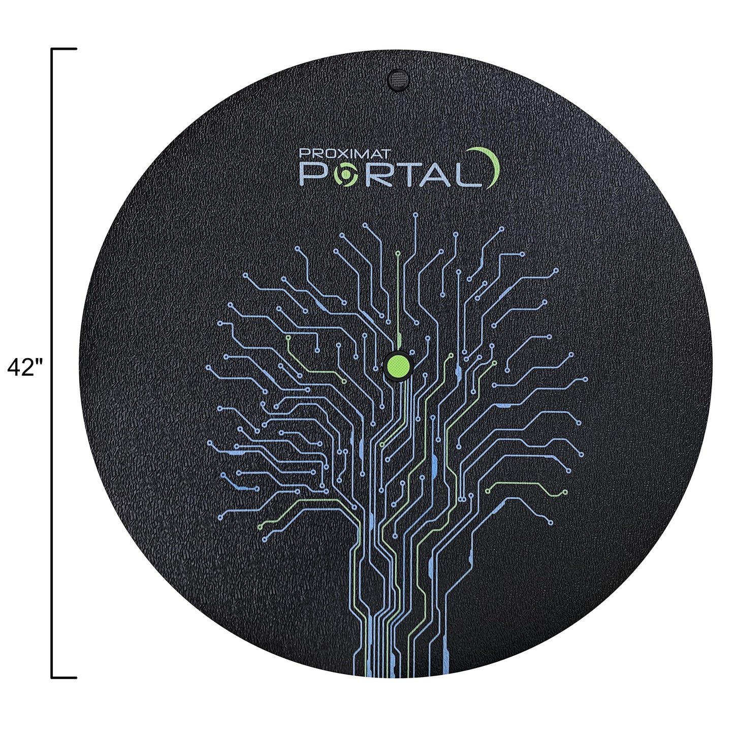 VR Mat - ProxiMat ® Metaverse Portal 42" - X-Large Mat for Virtual Reality - Play with Both Feet on The Mat