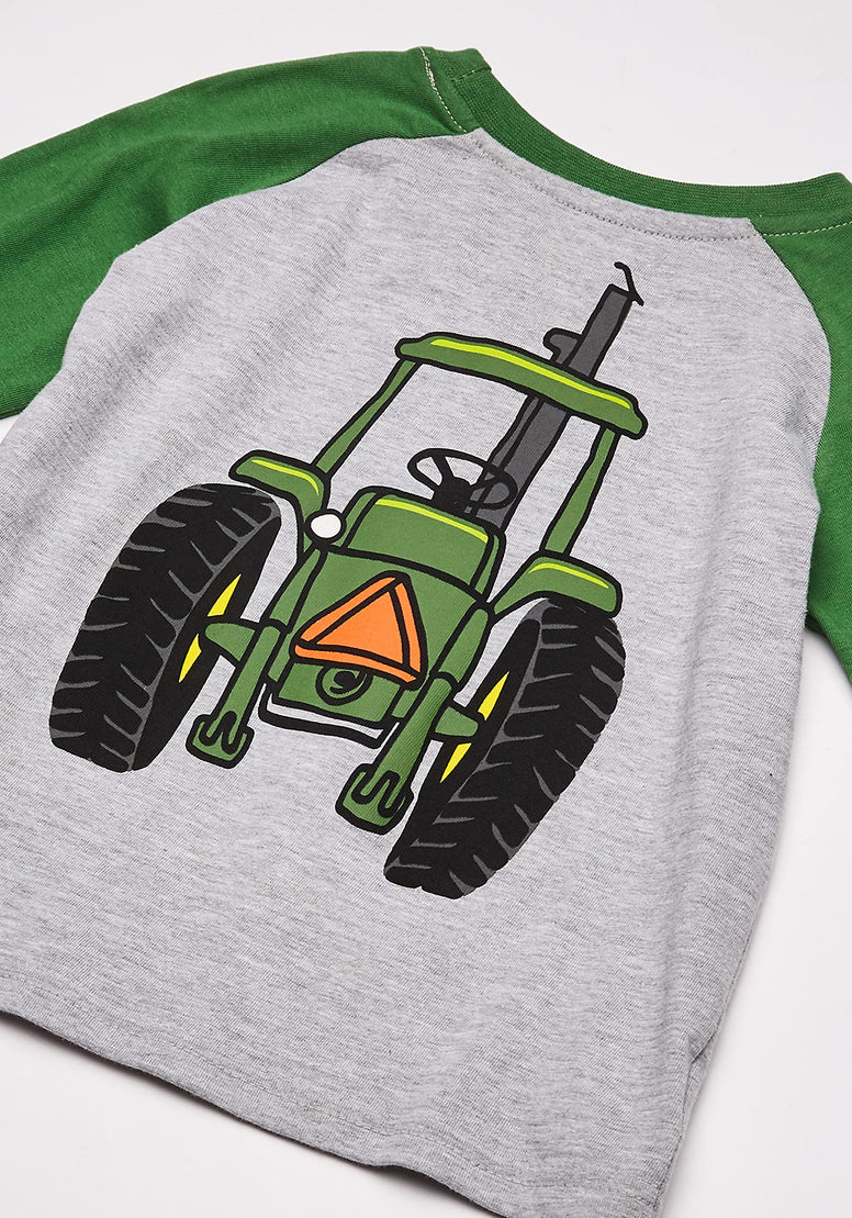 John Deere Boys 빅 트랙터 티john 型 机 Tractor Teejohn 大拖拉機 T 恤 חולצת טי טרקטור גדולcamiseta Big Tractor john Deere T-Shirt Mit Großem Traktor Maternity Blouse