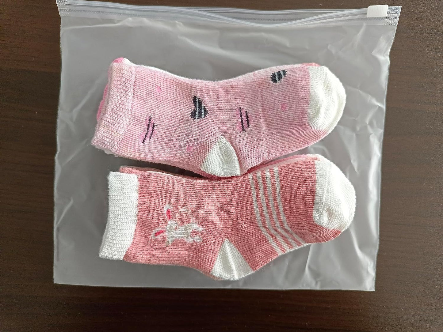 Cotton Coming Pink Cotton Baby Girl Socks, 9 Pairs Cute Socks for Baby Girls