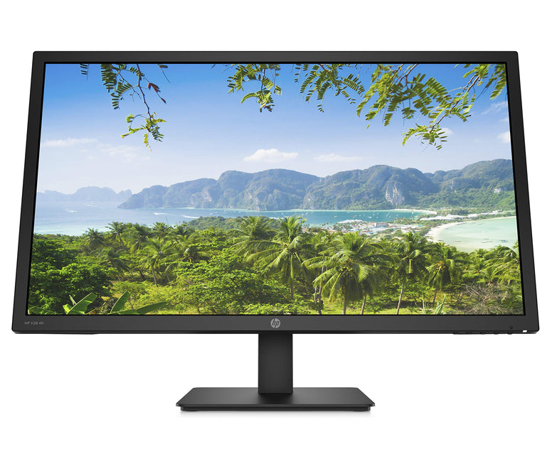 HP V28 4K Monitor - Computer Monitor with 28-inch Diagonal Display, 3840 x 2160 at 60 Hz, and 1ms Response Time - AMD Freesync Technology - Dual HDMI and DisplayPort - Low Blue Light - 8WH57AA#ABA