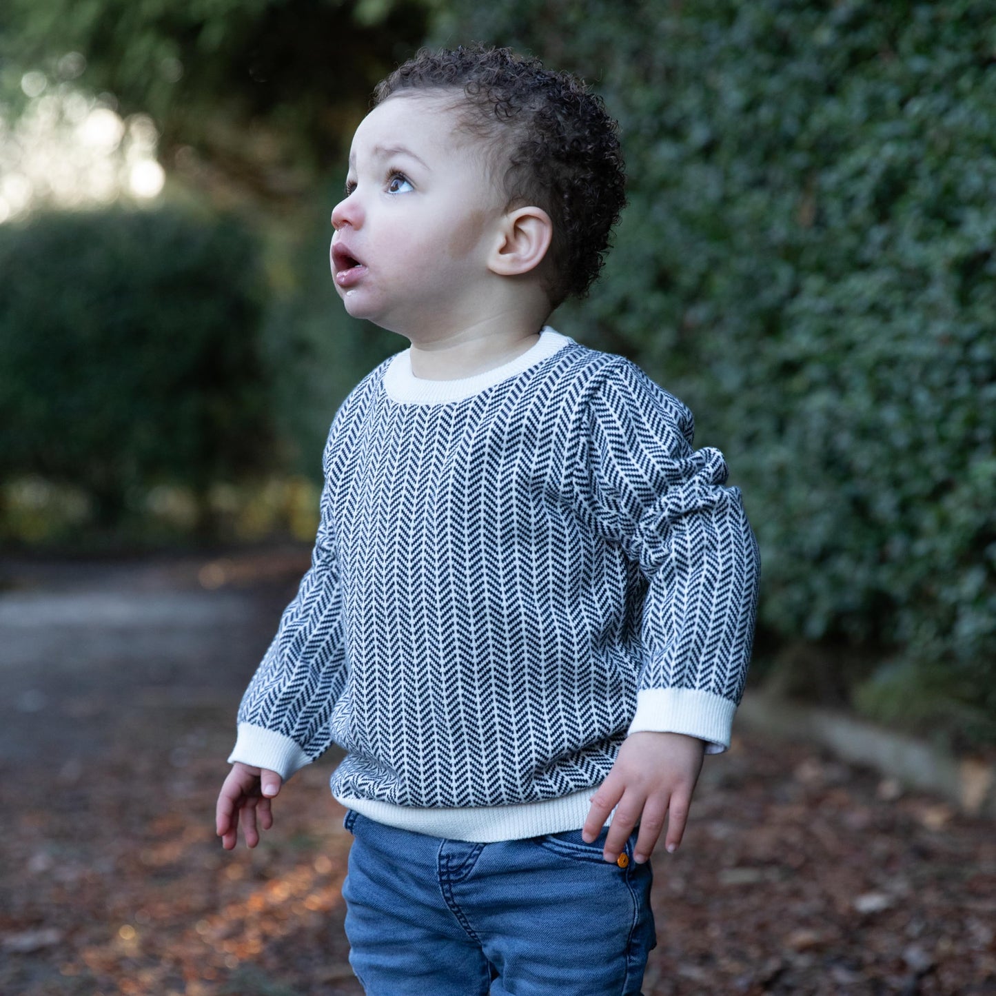 Black & White Sweater for Baby & Toddler Boys | 100% Cotton | Designed in Australia | Perfect for Fall & Winter | 6-12 Mths