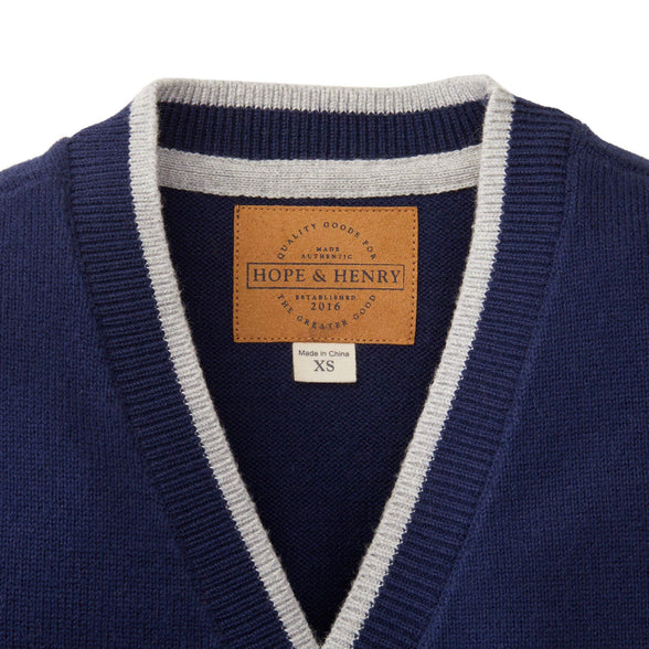 Hope & Henry Boys' Cardigan Sweater 3-6M