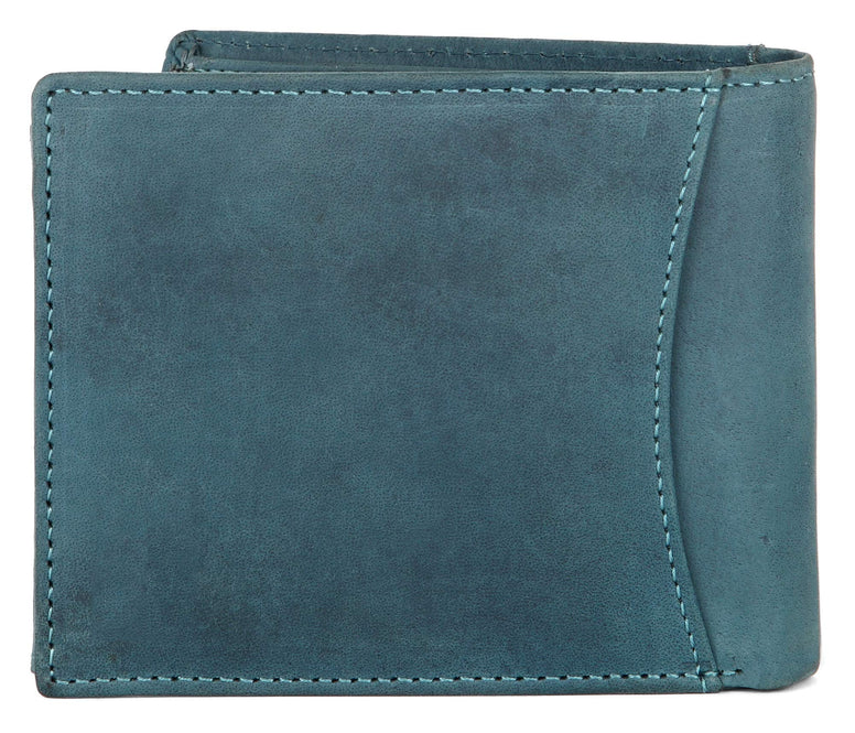 WILDHORN Genuine Leather Hand-Crafted Wallet For Men, Bifold Leather Wallet ,Model-WH1173