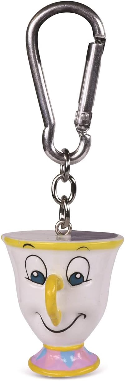 Disney RKR39131 Beauty and The Beast-Chip 3D Keychain