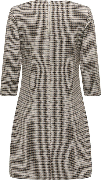 Only Women's ONLBRILLIANT 3/4 CHECK DRESS NOOS Dress