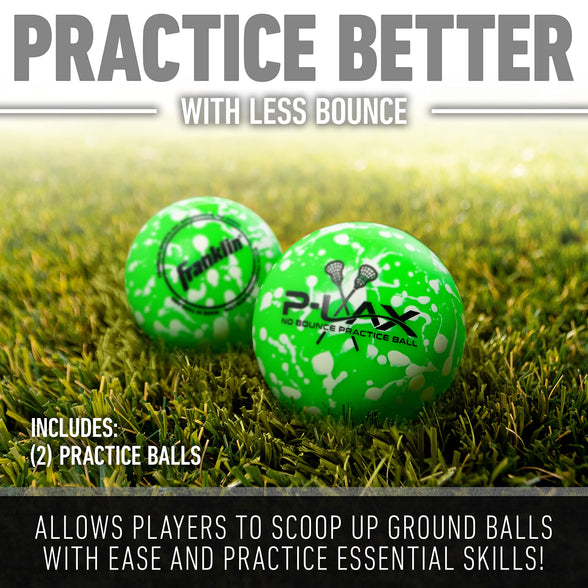 Franklin Sports Lacrosse Balls - Practice Lax Balls - 2 Pack - Massage Balls - All Ages Lacrosse