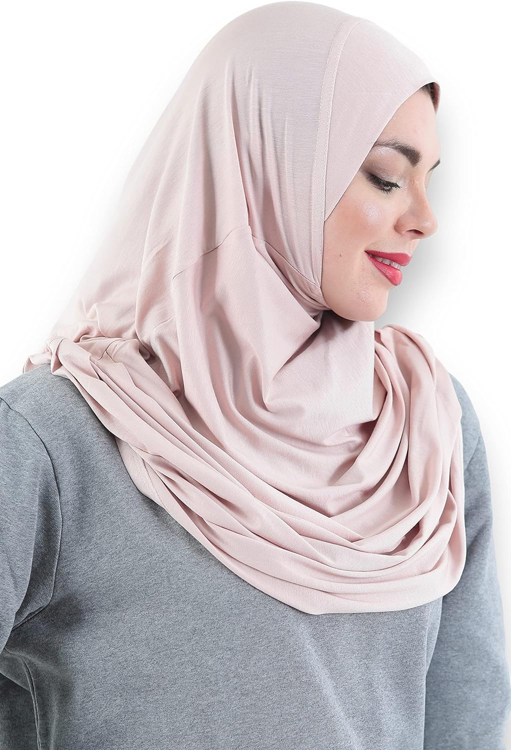 Avanos Easy Wear Soft Hijab for Women, Instant Hijab Long Scarf, Jersey Turbans Prayer Muslim Abayas Dress Clothes Jilbab